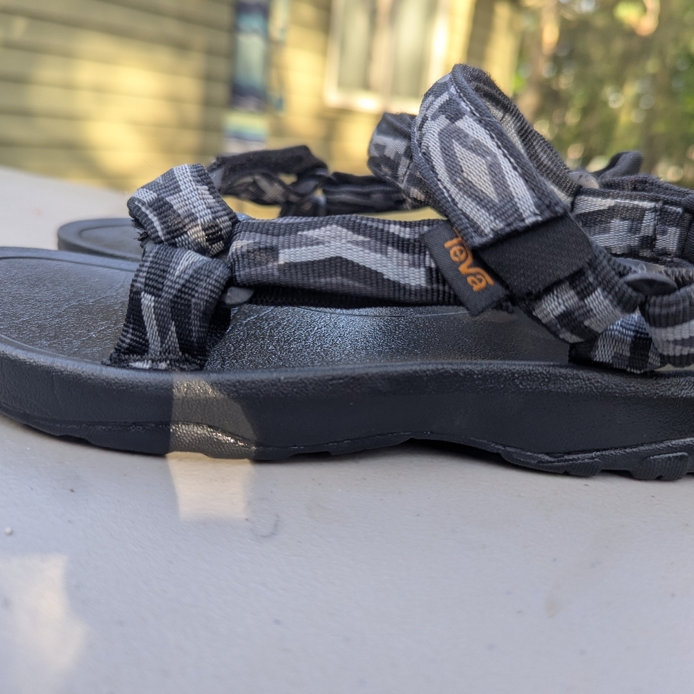 Teva Sz 3 Kids' Gray Patterned Sandals